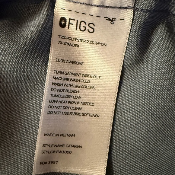 🏥🩺 FIGS Scrub Set – Graphite (Joggers + Top) – L - Picture 4 of 16